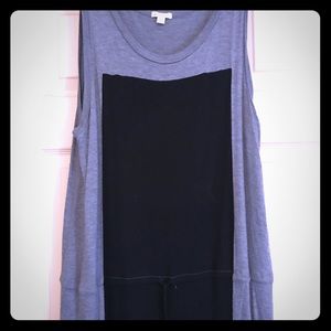 Gap maxi dress with drawstring waist